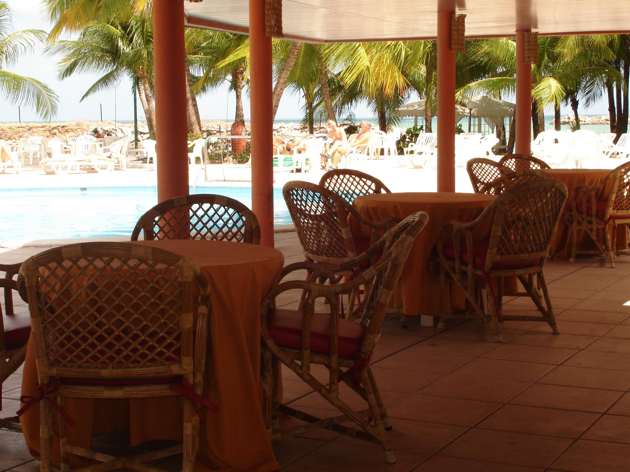 Marina Park Hotel 포르탈레자 외부 사진 The poolside restaurant at the hotel